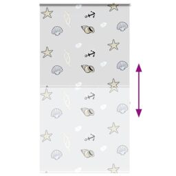 Berkfield Home Shower Roller Blind with Cassette 130x240 cm Fabric Width 126 cm in Black - thumbnail 5
