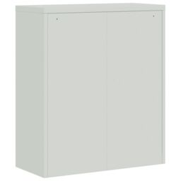 Berkfield Home File Cabinet Light Grey 90x40x105 cm Steel - Size: 90 x 40 x 105 cm - thumbnail 6