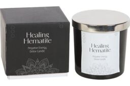 KDMD Healing Hematite Detox Candle in Black - thumbnail 2