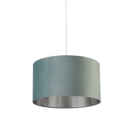 Lighting Collection Satin Brass Navy Shade Touch Table Lamp in Gold - thumbnail 2