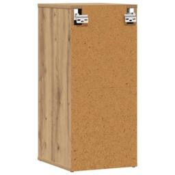 Berkfield Home Shoe Cabinet Artisan Oak 32x35x70 cm Engineered Wood in Brown - Size: 32 x 35 x 70 cm - thumbnail 7