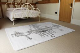 Benjamin Tate Design Chandelier Designer Rug in Natural - Size: Large - thumbnail 3