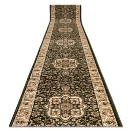 RugsX Heat-Set Royal Runner in Green - Size: 150 cm x 360 cm - thumbnail 1