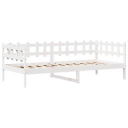 Berkfield Home Daybed with Drawers without Mattress White 80x200 cm Solid Wood - thumbnail 5