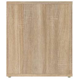 Berkfield Home TV Cabinet Sonoma Oak 100x35x40 cm Engineered Wood in Brown - Size: 100 x 35 x 40 cm - thumbnail 8