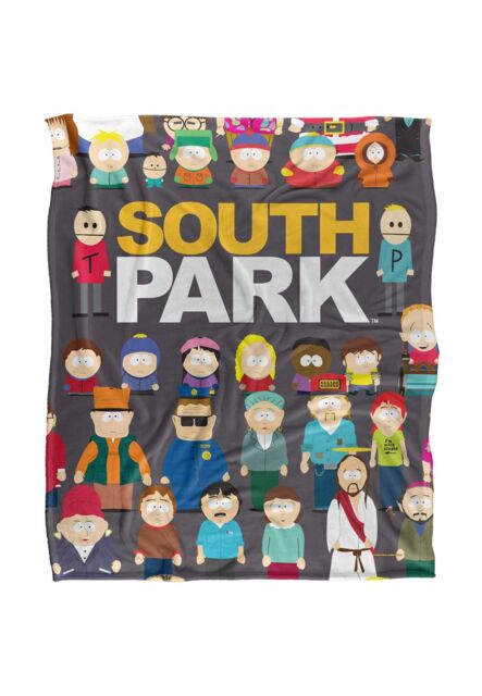 South Park Full Cast Silky Touch Super Soft Throw Blanket 152 X 127 cm in White - image 1