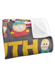 South Park Full Cast Silky Touch Super Soft Throw Blanket 152 X 127 cm in White - thumbnail 3