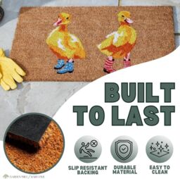 Marco Paul Multicoloured Coir Ducks in Wellies Nonslip Doormat 75x45cm - Size: Medium - thumbnail 8