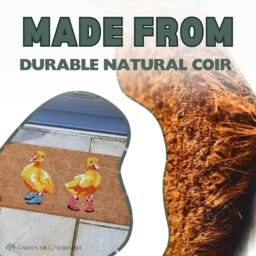 Marco Paul Multicoloured Coir Ducks in Wellies Nonslip Doormat 75x45cm - Size: Medium - thumbnail 7