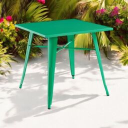 Minster Garden Bar Table - Metal - L80 x W80 x H76 cm - Green - Size: 1 Pack - thumbnail 2