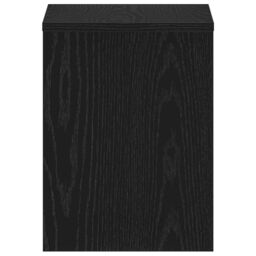 Berkfield Home Bedside Cabinet Black Oak 40x30x40 cm Engineered Wood - Size: 40 x 30 x 40 cm - thumbnail 6