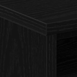 Berkfield Home Bedside Cabinet Black Oak 40x30x40 cm Engineered Wood - Size: 40 x 30 x 40 cm - thumbnail 8