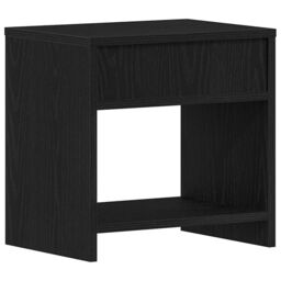 Berkfield Home Bedside Cabinet Black Oak 40x30x40 cm Engineered Wood - Size: 40 x 30 x 40 cm - thumbnail 7