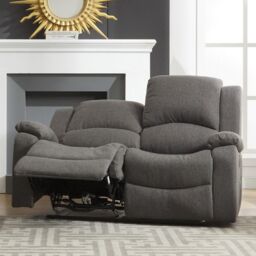 Artemis Home Marldon 2 Seat Electric Reclining Sofa in Dark Grey - thumbnail 2