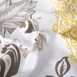 Grace Brushed Double Duvet Cover Supersoft with Zipper Closure in Beige - Size: Single - thumbnail 4