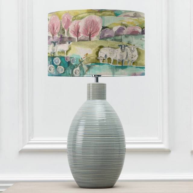 Voyage Maison Epona Table Lamp With Buttermere Eva Lampshade in Blue - image 1
