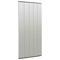 Berkfield Home Insect Door Screen with Mesh Curtain Black 100x220 cm Polyester - thumbnail 2