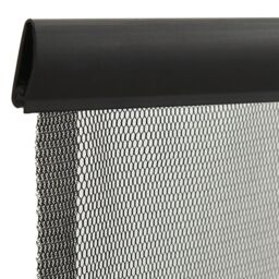 Berkfield Home Insect Door Screen with Mesh Curtain Black 100x220 cm Polyester - thumbnail 4