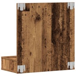 Berkfield Home Vanity Unit Old Wood Solid Reclaimed Wood 60 x 31.5 x 62 cm in Brown - thumbnail 6