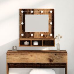 Berkfield Home Vanity Unit Old Wood Solid Reclaimed Wood 60 x 31.5 x 62 cm in Brown