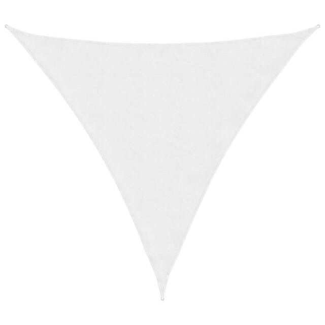 Berkfield Home Sunshade Sail Oxford Fabric Triangular 6x6x6 m White - image 1