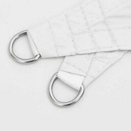 Berkfield Home Sunshade Sail Oxford Fabric Triangular 6x6x6 m White - thumbnail 4