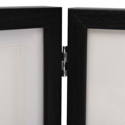 Berkfield Home Trifold Photo Frame Collage Black 22x15 cm+2x - Size: 22x15 cm - thumbnail 5