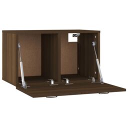 Berkfield Home Wall Cabinet Brown Oak 60x36.5x35 cm Engineered Wood - thumbnail 4