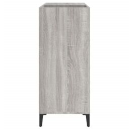 Berkfield Home Record Cabinet Grey Sonoma 84.5x38x89 cm Engineered Wood - thumbnail 6