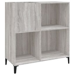 Berkfield Home Record Cabinet Grey Sonoma 84.5x38x89 cm Engineered Wood - thumbnail 2