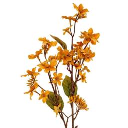 Lemon Pavilion Furniture and Decor Vernicia Fordii Spray Artificial Flower - L22 x W10 x H63 cm - Yellow - thumbnail 2