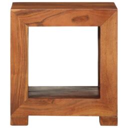 Berkfield Home Side Table 37x29x40 cm Solid Wood Acacia in Brown - Size: 37 x 29 x 40 cm - thumbnail 2