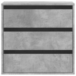 Berkfield Home Classic Corner Chest of Drawers Concrete Grey 60x41x58 cm Enginee - Size: 60 x 41 x 58 cm - thumbnail 4