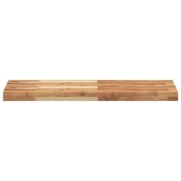 Berkfield Home Floating Shelf 80x30x4 cm Oil Finished Solid Wood Acacia in Brown - Size: 80 x 30 x 4 cm - thumbnail 4