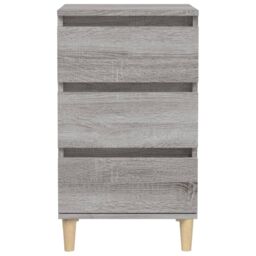 Berkfield Home Bedside Cabinet Grey Sonoma 40x35x70 cm Engineered Wood - Size: 40 x 35 x 70 cm - thumbnail 6