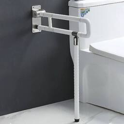 EONLION 1 PCS Safety Grab Bar Foldable Toilet Hand Rail in White - thumbnail 1