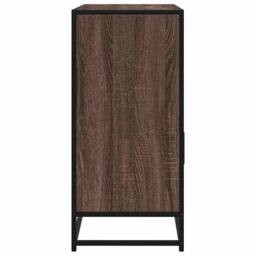 Berkfield Home Sideboard Brown Oak 100x35x76 cm Engineered Wood - Size: 100 x 35 x 76 cm - thumbnail 5