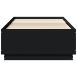 Berkfield Home Bed Frame with LED without Mattress Black 75x190 cm Small Single - thumbnail 6