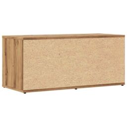 Berkfield Home TV Cabinet Artisan Oak 80x34x35.5 cm Engineered Wood in Brown - thumbnail 6
