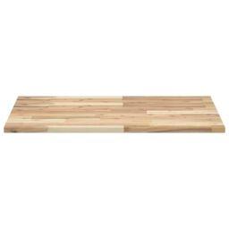 Berkfield Home Table Top Rectangular 80x60x2 cm Solid Wood Acacia in Brown - Size: 80 x 60 x 2 cm - thumbnail 4