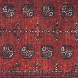 Kukoon Washable Runner Rug Red persian Style Long Hallway Carpet Mat 60cm x 240cm in Dark Red - Size: 60 cm x 240 cm - thumbnail 5