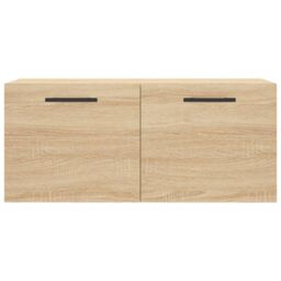 Berkfield Home Wall Cabinet Sonoma Oak 80x36.5x35 cm Engineered Wood in Brown - thumbnail 5