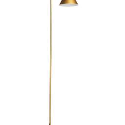 Wyld and Coco Gold Marble Floor Lamp with Cone Shade Modern Office Lighting - thumbnail 2