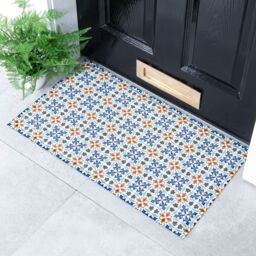 Artsy Mats Ortigia Tile Indoor & Outdoor Doormat - 70x40cm - Size: 40 cm x 70 cm - thumbnail 1