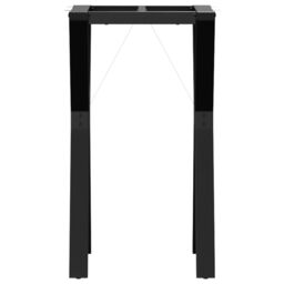 Berkfield Home Dining Table Legs Y-Frame 40x40x73 cm Steel in Black - Size: 40 x 40 x 73 cm - thumbnail 4