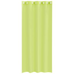 Berkfield Home Voile Curtains with Grommets 2 pcs Apple Green 140x225 cm - thumbnail 4