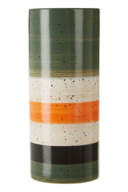 Orsina Sorrell Small Multicoloured Ceramic Vase in Green - image 1