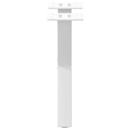 Berkfield Home Coffee Table Legs X-Shaped 2 pcs White 40x(30-31) cm Steel - thumbnail 5