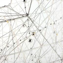 Voltico Wireframe Star Light Decoration Battery Operated Silver Metal Ornament in Warm White - Size: 1 Pack - thumbnail 5