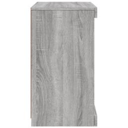 Berkfield Home Sideboard with LED Lights Grey Sonoma 41x37x67 cm - Size: 41 x 37 x 67 cm - thumbnail 7